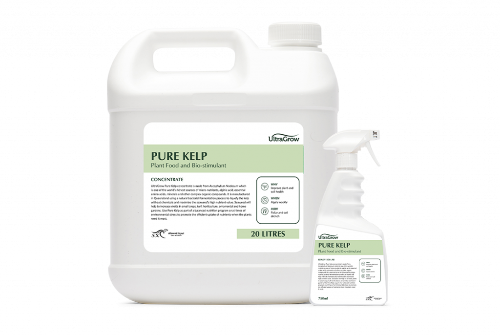 Group photo of Pure Kelp Products | Featured Image for Liquids Product Page by UltraGrow.